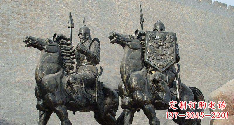 南京中领雕塑推出的将军铜雕以古代将军的形象为…