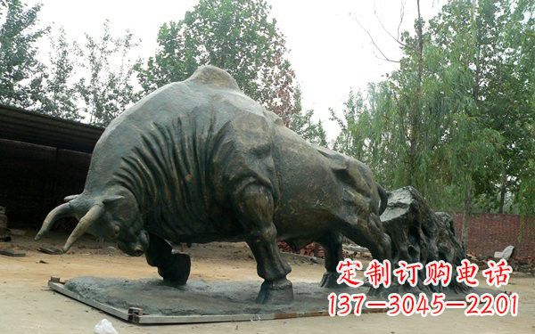 南京新中国拓荒牛铜雕,传承中国传统文化