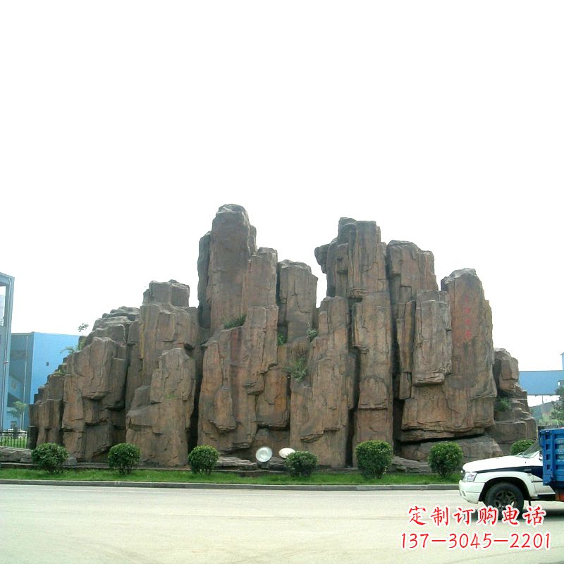 南京广场塑石假山雕塑