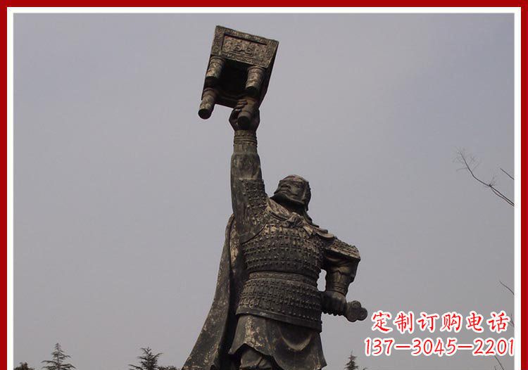 南京铜雕威武将军雕塑,雕刻极致端庄风采
