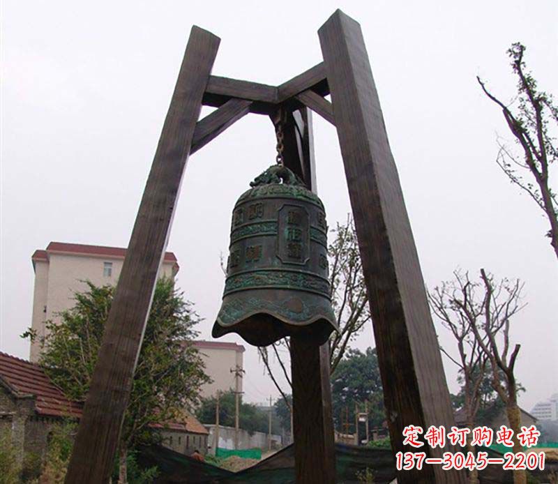 南京大型铜钟雕塑——倍受关注的雕塑定制品