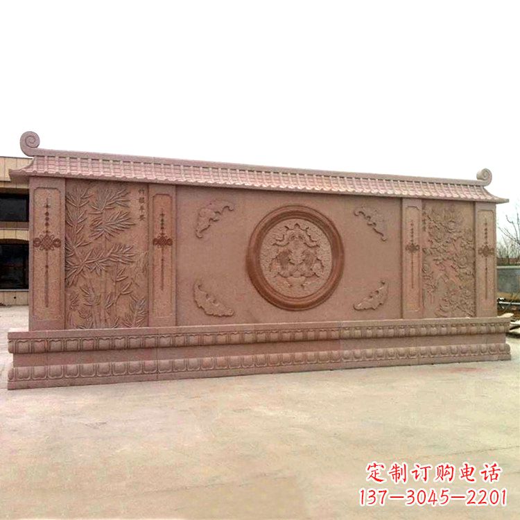 南京定制影壁石雕,让你的空间拥有精美雕塑