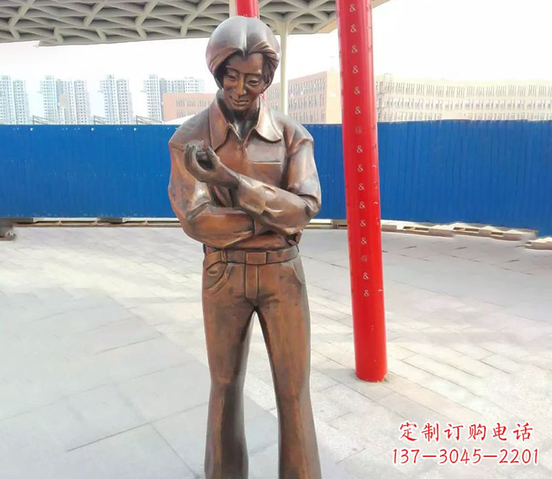 南京中领雕塑的女性人物铜雕