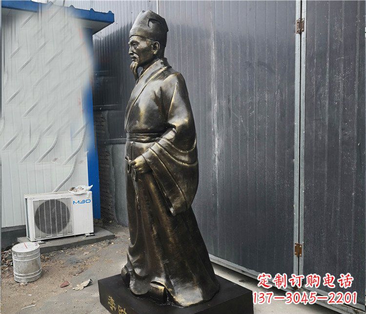 南京铸铜李时珍医学家雕塑,致敬伟大的医学先驱