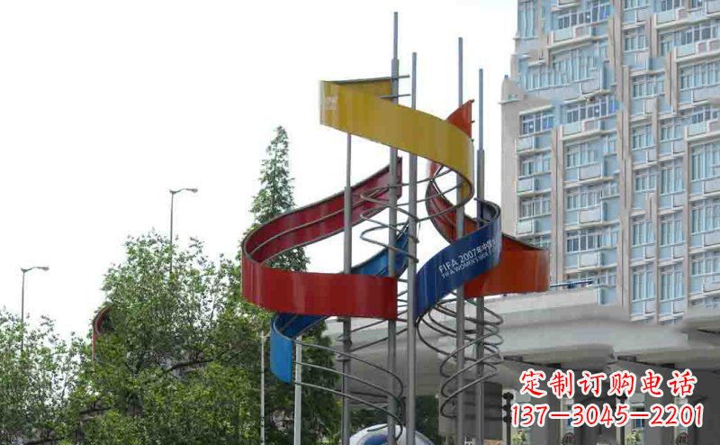 南京中领雕塑:不锈钢足球雕塑