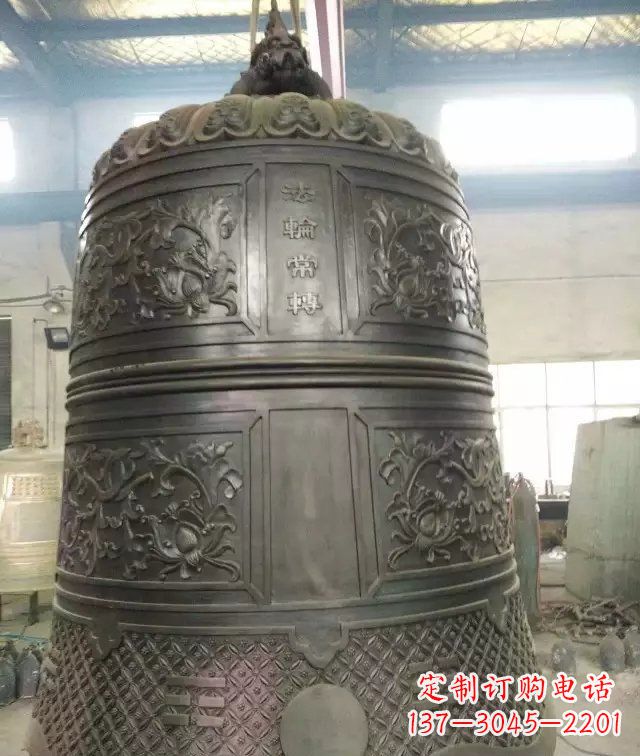 南京国泰民安铜钟寺庙铜雕