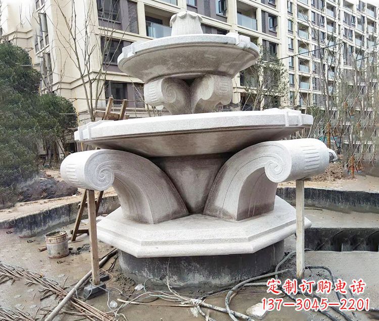 南京海马喷泉石雕