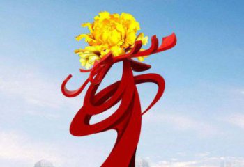南京中领雕塑：牡丹花开，把美景永久定格