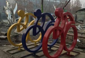 南京中领雕塑推出的自行车雕塑是一件别具一格的…
