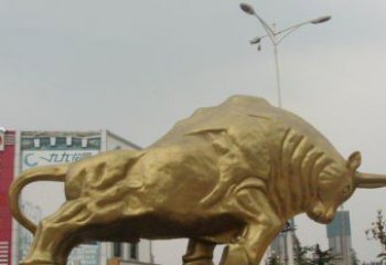 南京拓荒牛铜雕塑-充满历史气息的精美雕塑