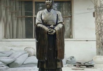南京扁鹊人物铜雕塑，高雅栩栩如生