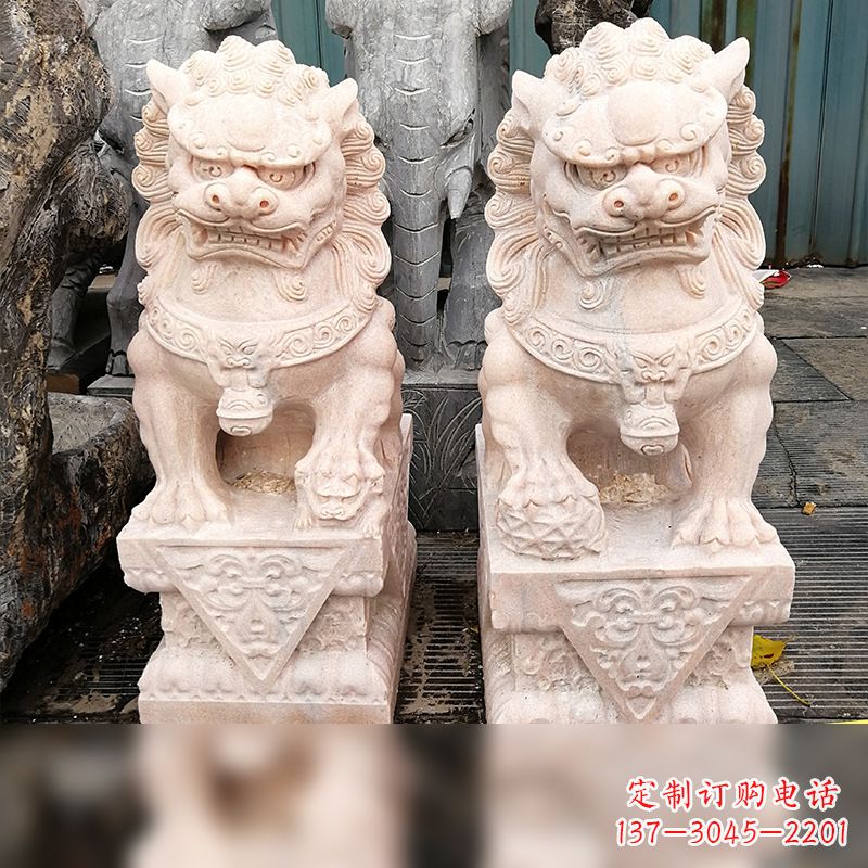 南京汉白玉北京狮子雕塑