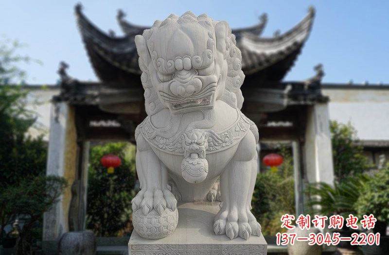 南京仿故宫狮子石雕,精心打造文化艺术之作