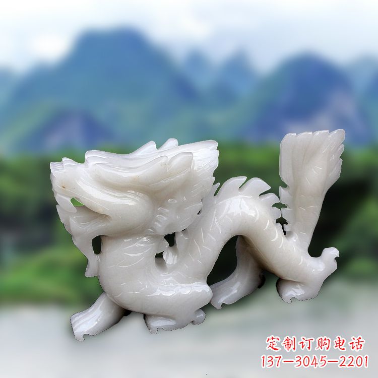 南京汉白玉龙雕塑饱含着中国传统文化的气息,是…