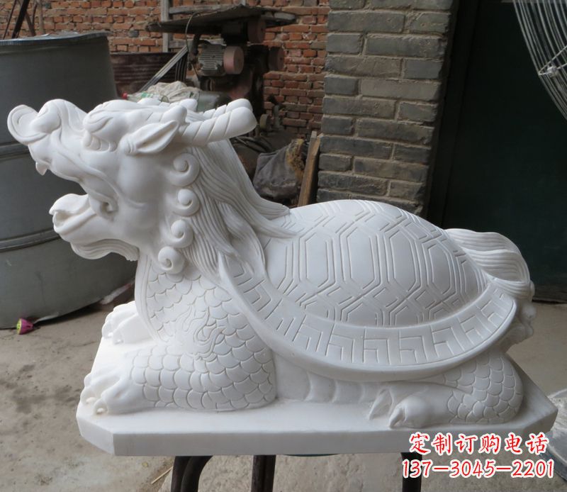 南京汉白玉龙龟雕塑公园景观