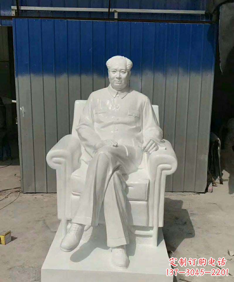 南京汉白玉毛主席石雕