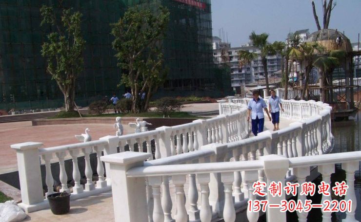 南京汉白玉欧式栏杆雕塑