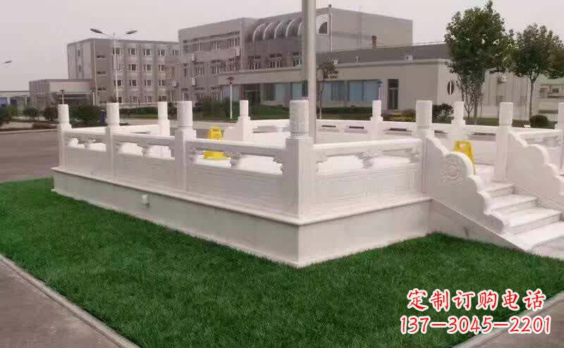 南京完美艺术——汉白玉升旗台雕塑