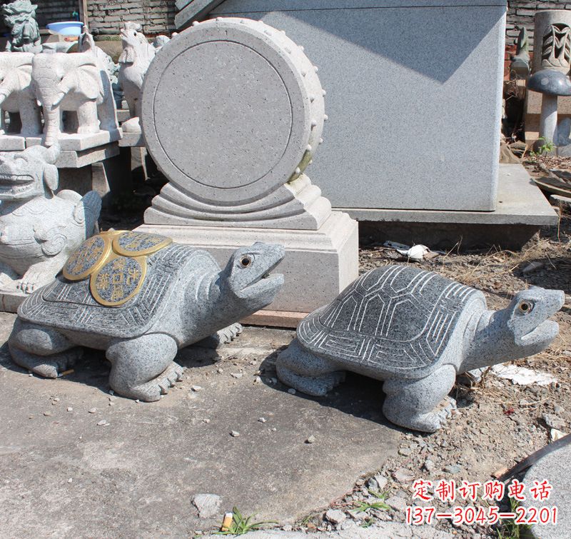 南京质朴弥足细节的乌龟雕塑