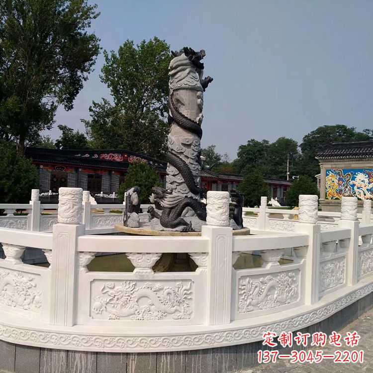 南京汉白玉石雕刻护栏,精美而别致