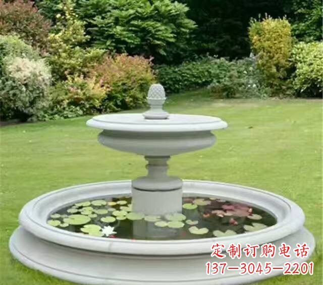 南京紫罗兰汉白玉喷泉雕塑