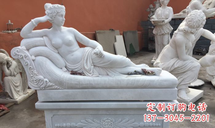 南京中领雕塑汉白玉女人雕塑将精湛的雕刻技艺与…