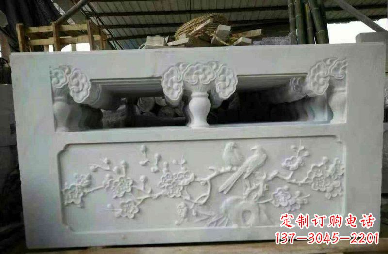 南京精美汉白玉浮雕栏板雕塑