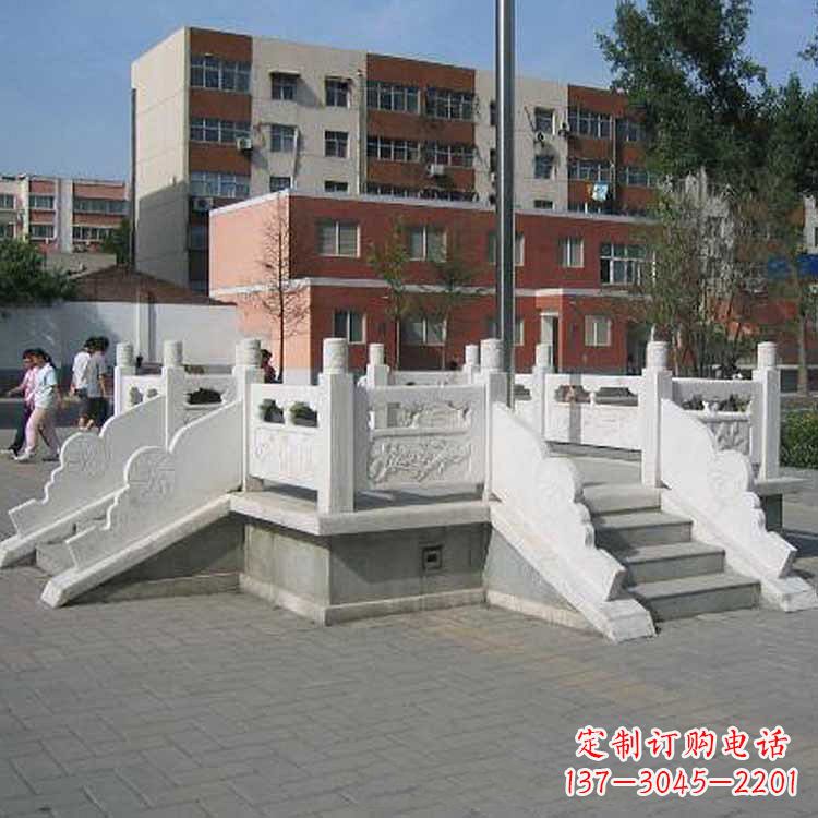 南京汉白玉学校升旗台雕塑