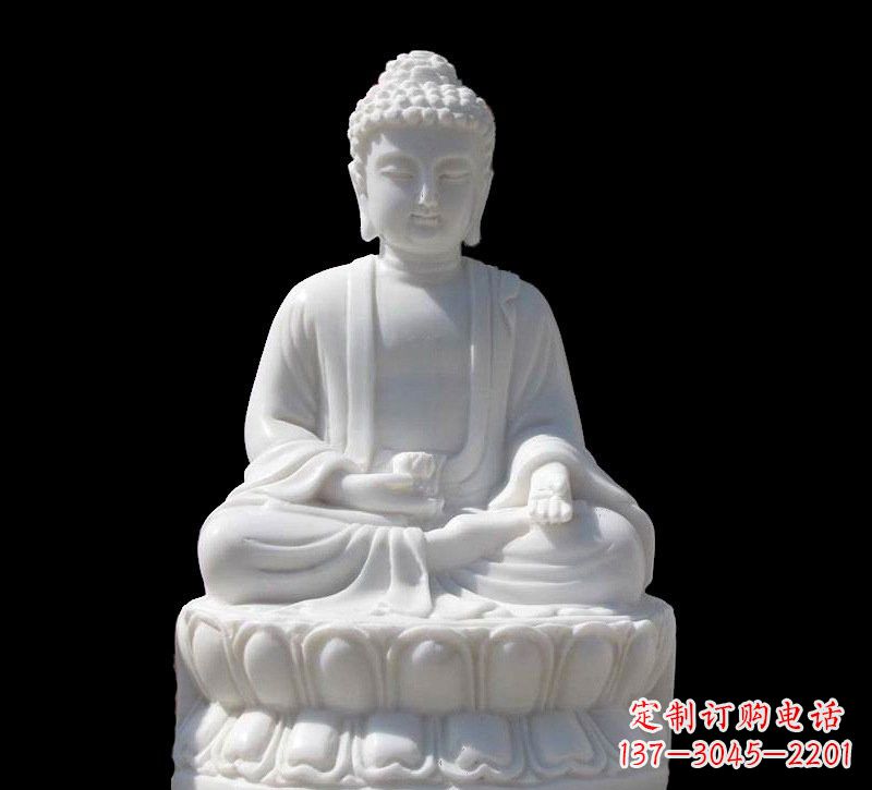 南京高品质汉白玉如来雕塑
