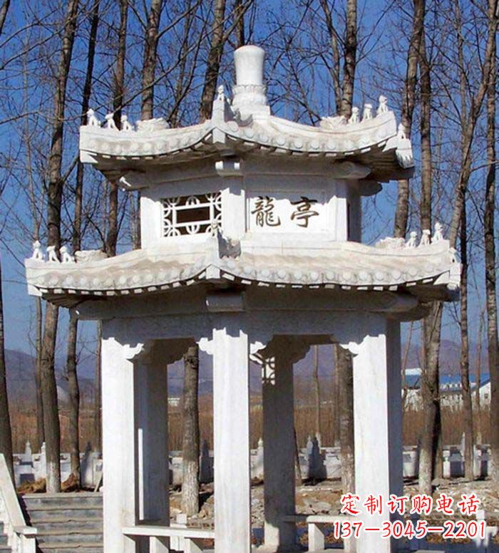 南京合肥双层石雕凉亭