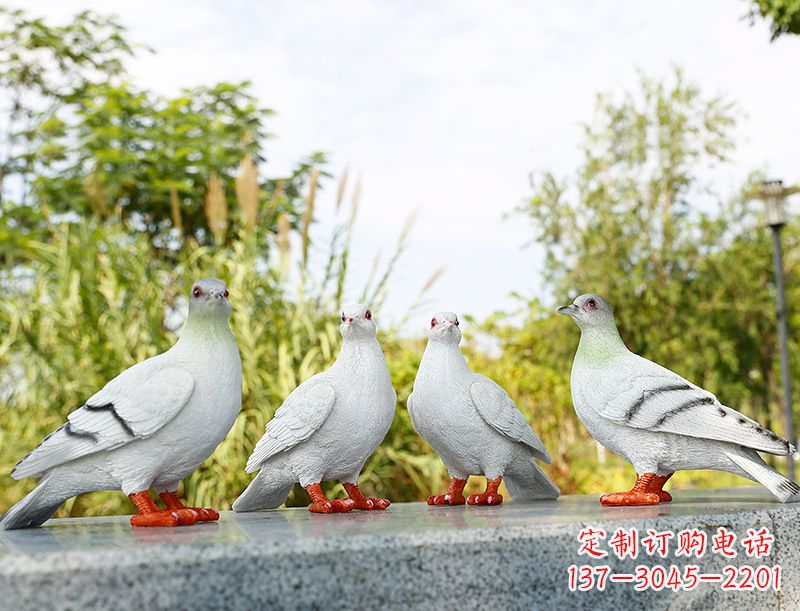 南京中领雕塑-象征和平的标志之鸽