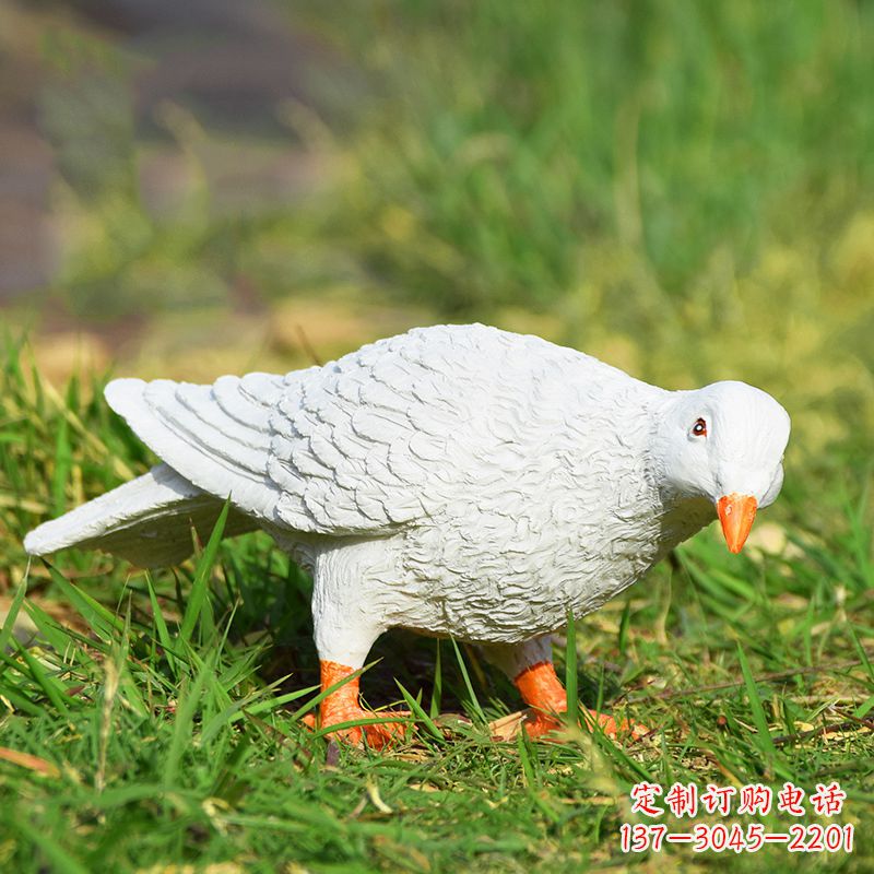 南京中领雕塑:传递和平与爱的和平鸽雕塑