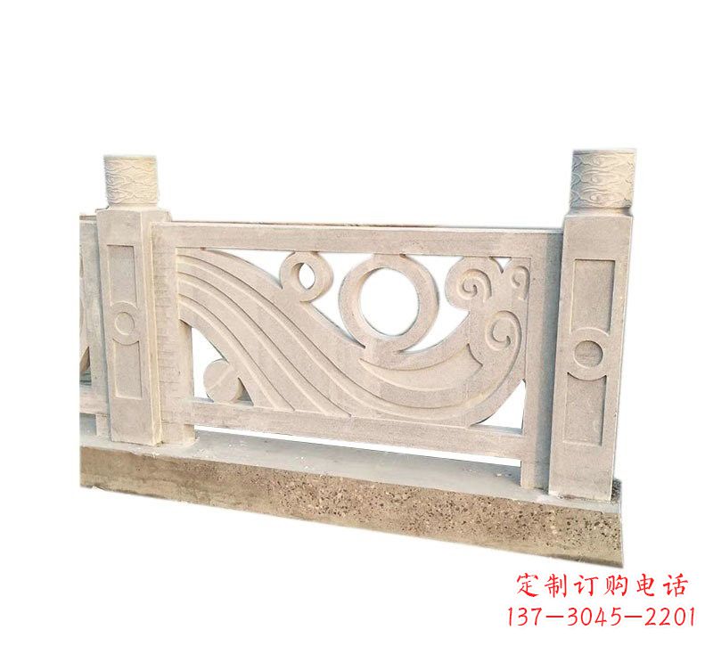 南京精美石栏板雕塑，点缀河边桥梁的美丽