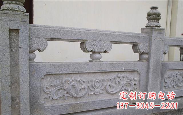 南京荷花浮雕石栏板