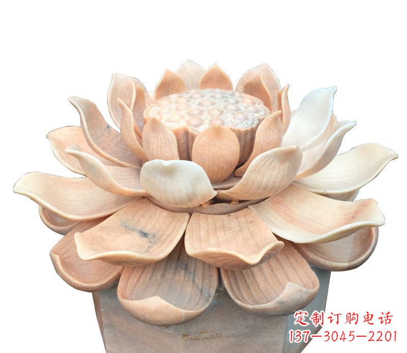 南京荷花石雕,让您的家居更有特色