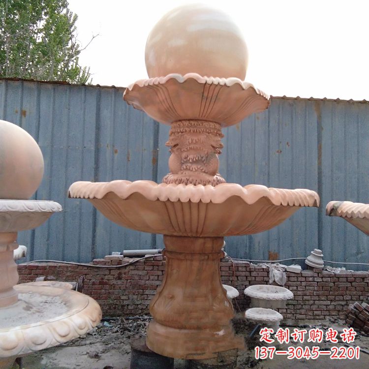 南京红色风水球
