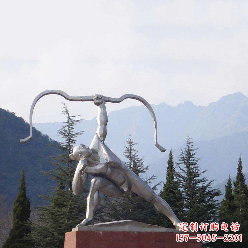南京后羿雕塑,不锈钢雕塑制作&定制