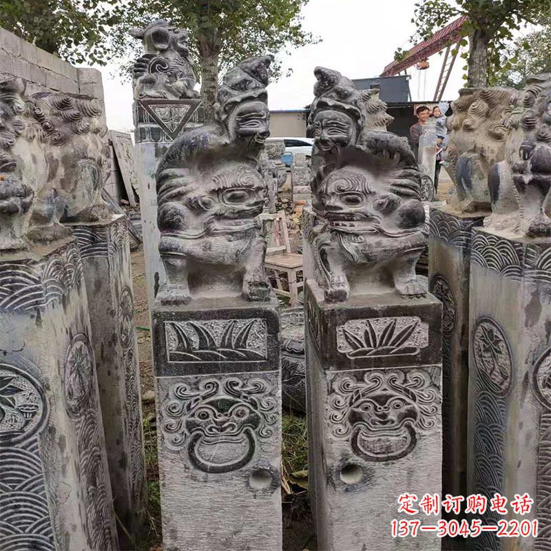 南京中领雕塑——历久弥新的拴马桩雕塑