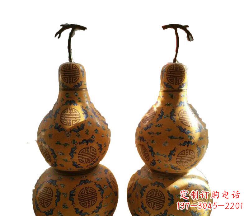 南京传统文化精美葫芦铜雕