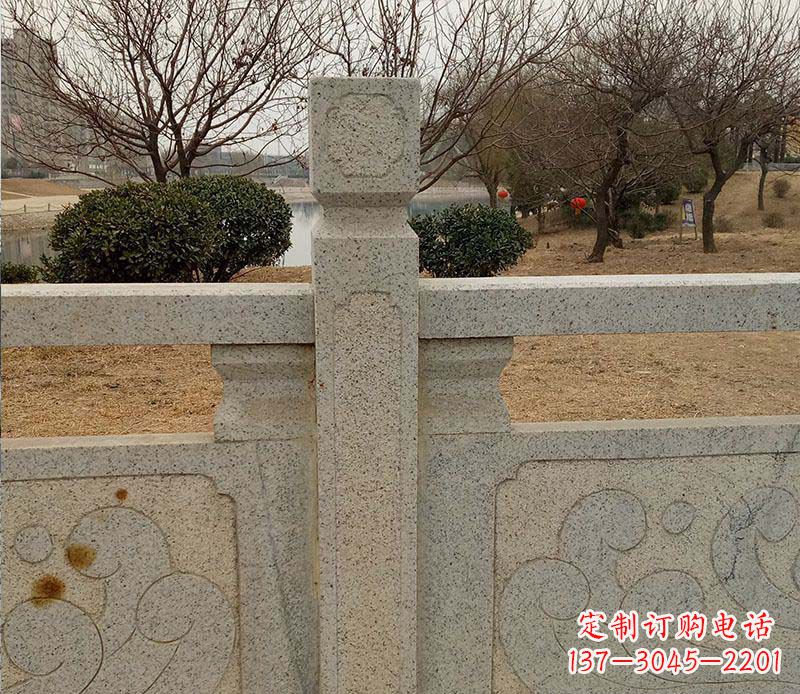 南京定制户外大理石栏板雕塑
