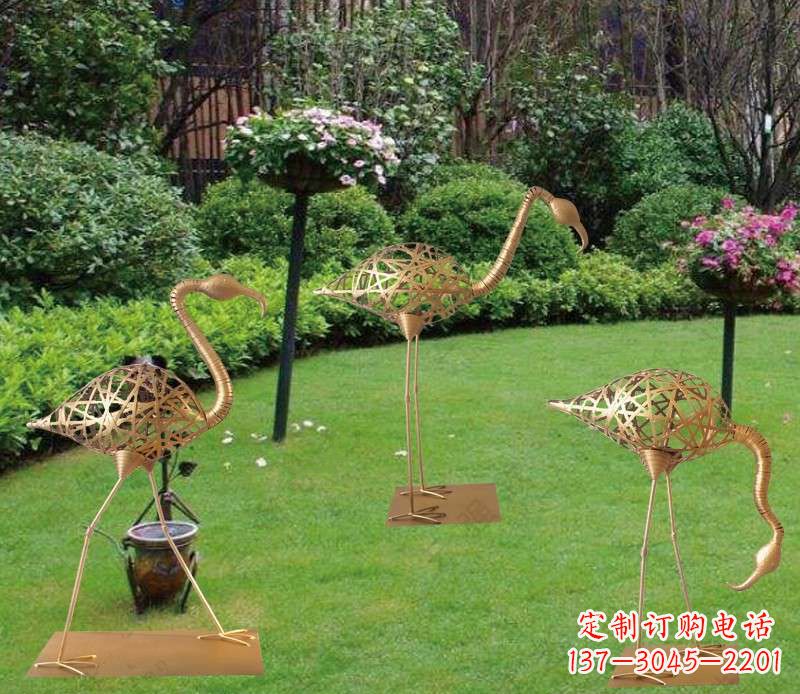 南京户外火烈鸟雕塑