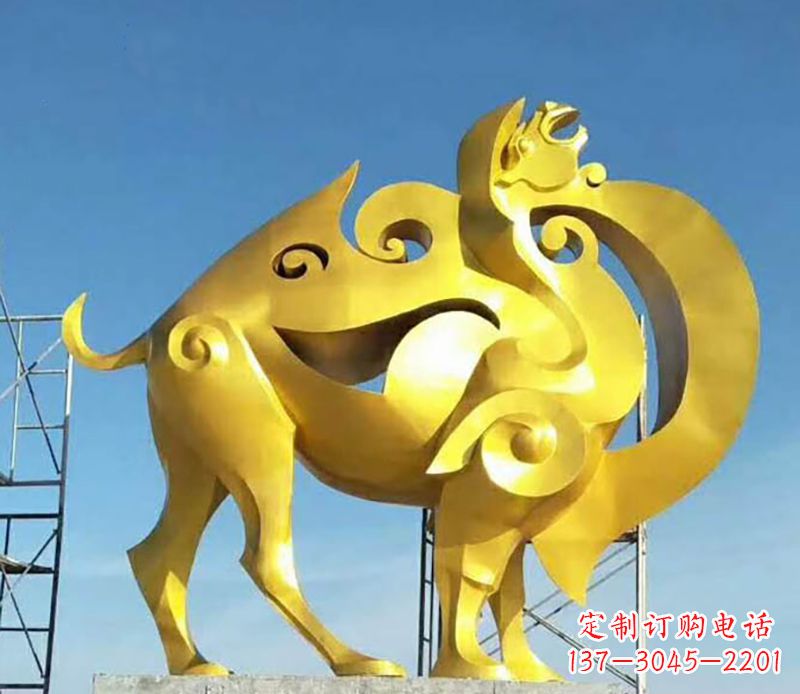 南京户外骆驼雕塑