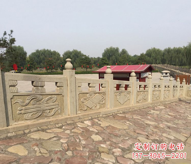 南京护城河大理石栏板雕塑