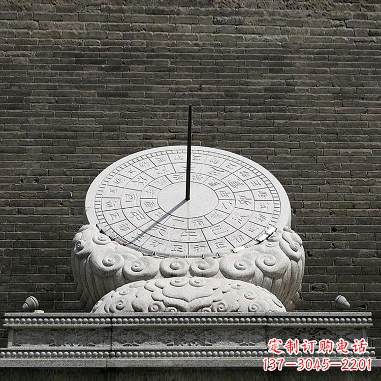 南京花岗岩古代计时器日晷雕塑