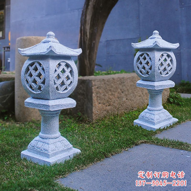 南京花岗岩石灯笼雕塑——点缀家园,照亮晚宴