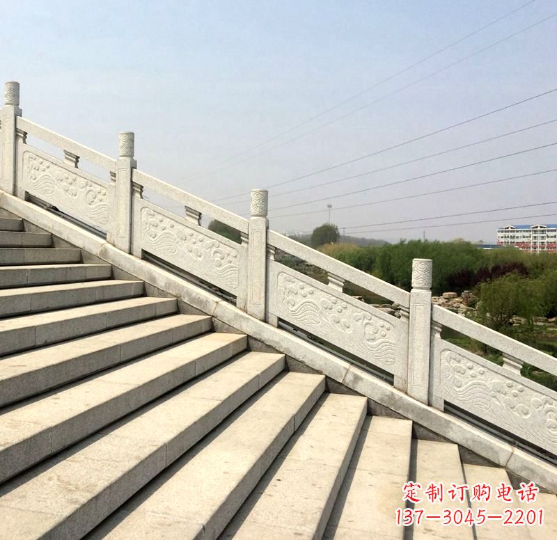 南京欣赏自然之美,定制花岗岩石栏杆雕塑