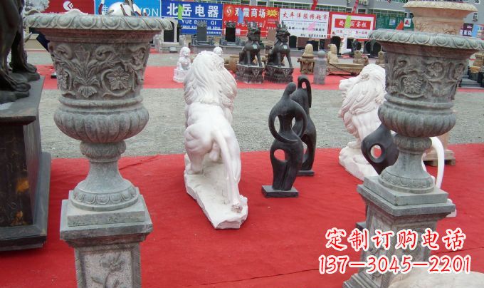南京花盆公园景观石雕