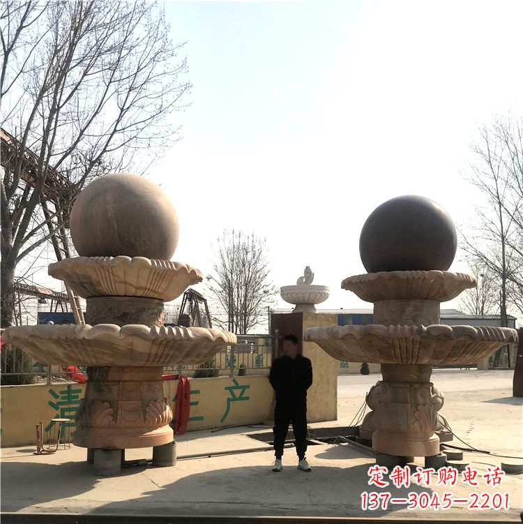 南京花园石头喷泉雕塑,为家园带来新的活力