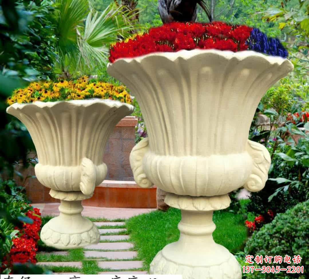 南京花园景观花盆石雕