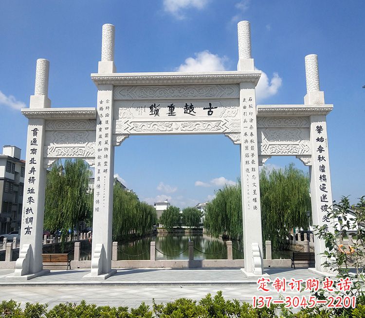 南京华伟石雕牌坊,顶尖定制雕塑